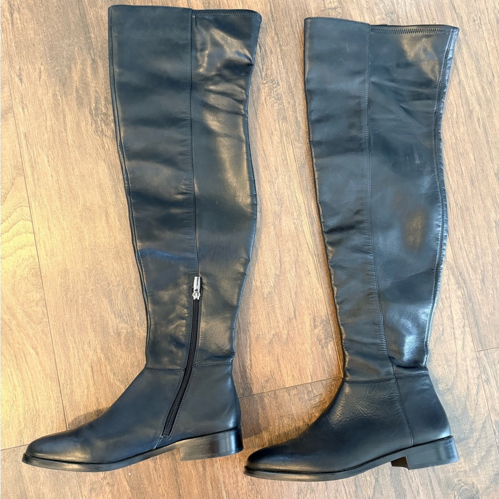 Vince Camuto Black Over the Knee Boots
